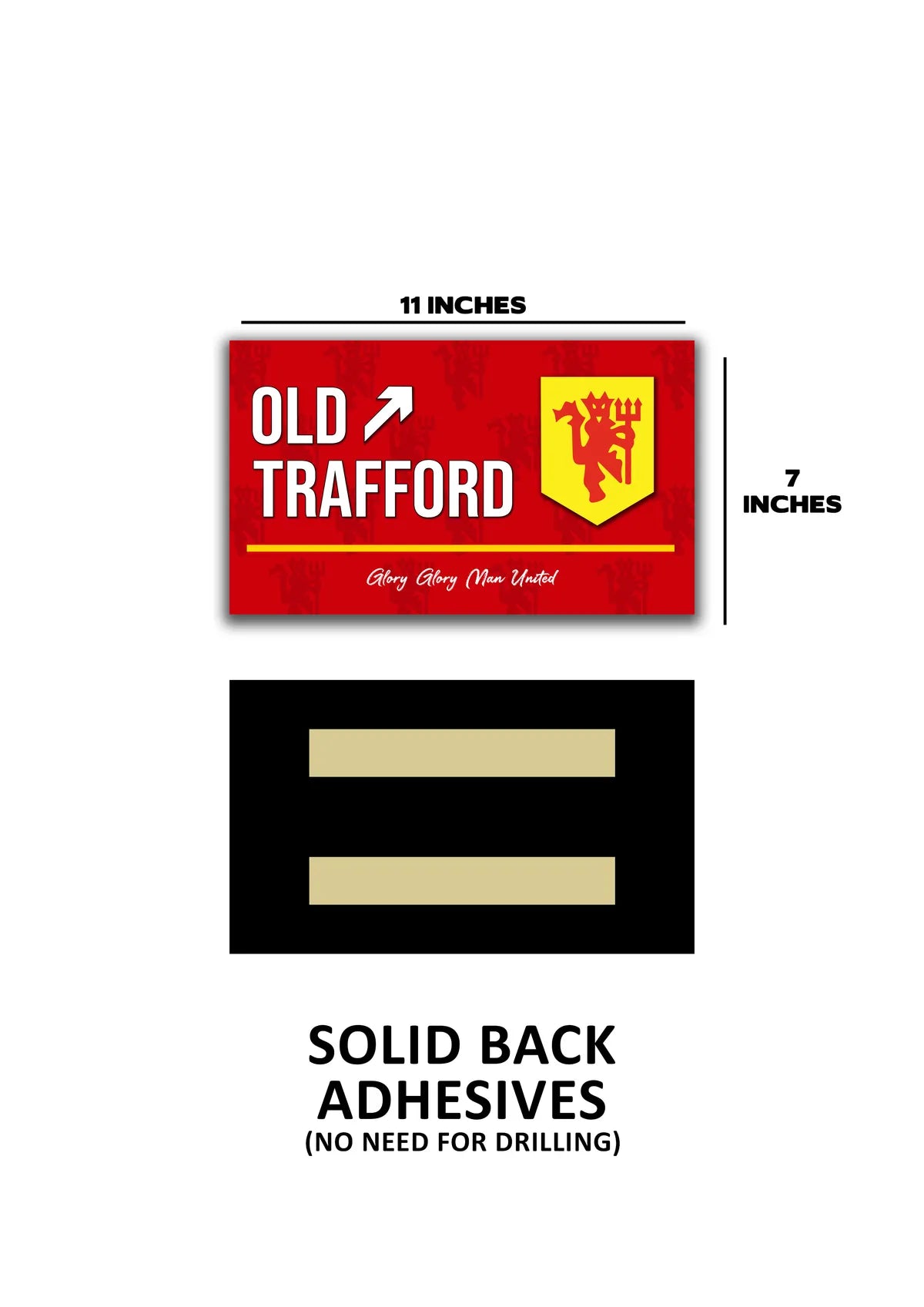 Old Trafford Door Signs