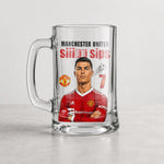 Ronaldo Edition Glass Mug | Sports Gift for Soccer Lovers