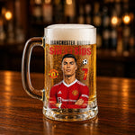 Ronaldo 7 Edition Glass Mug | Sports Gift for Soccer Lovers