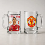 Ronaldo 7 Edition Glass Mug | Sports Gift for Soccer Lovers
