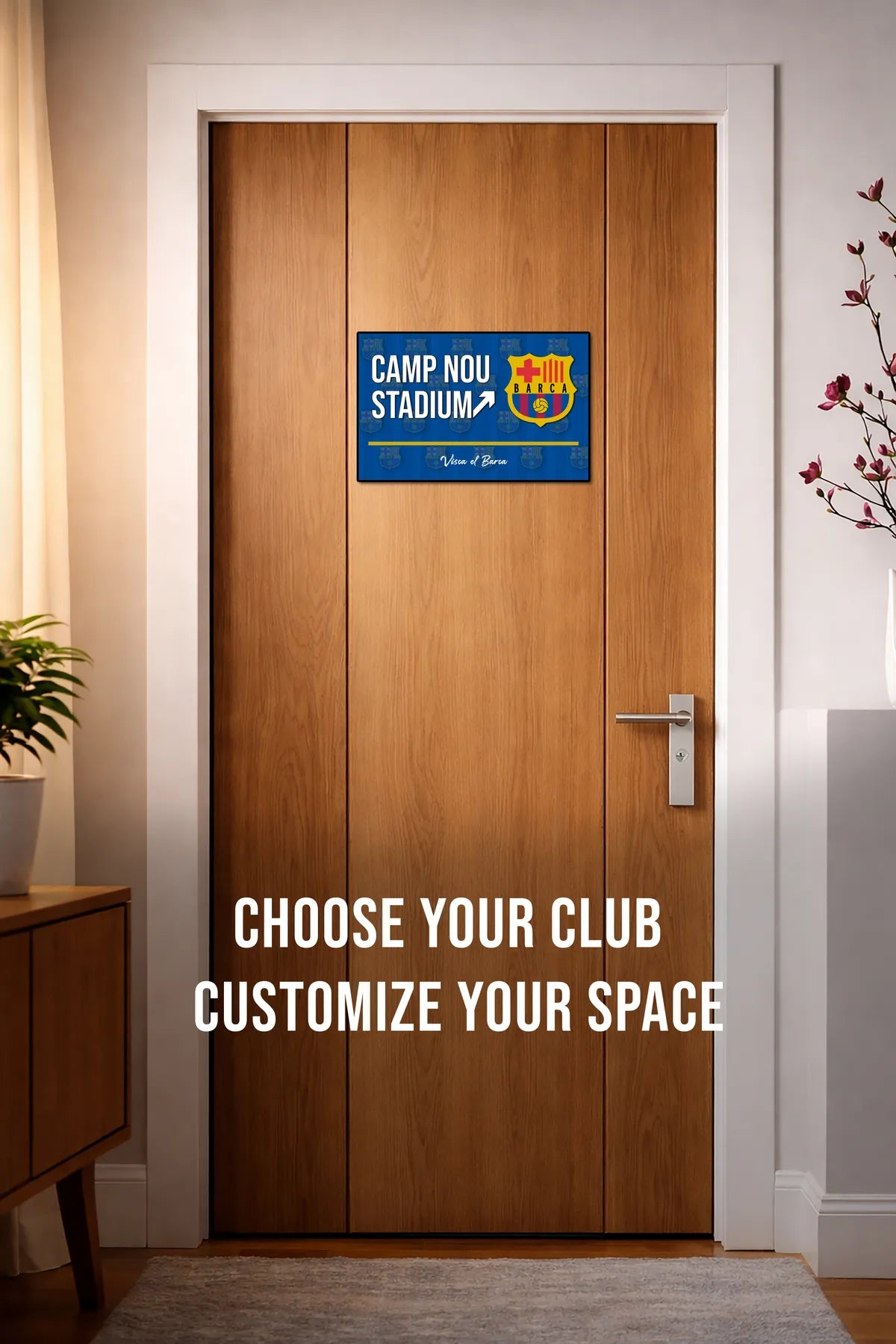 Bernabeu Stadium Door Signs