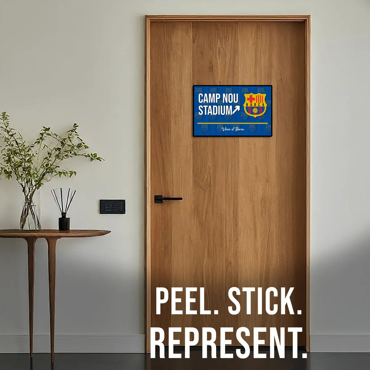 Camp Nou Stadium Door Signs