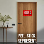 San Siro Stadium Door Signs