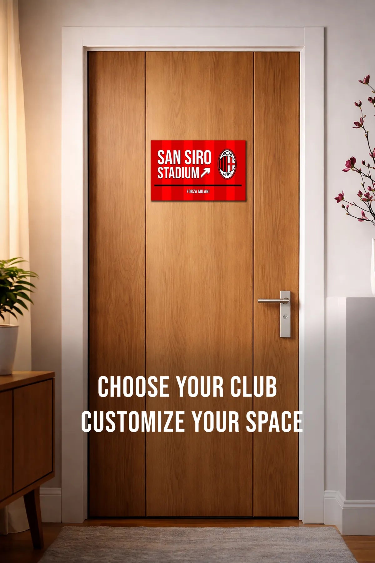 San Siro Stadium Door Signs