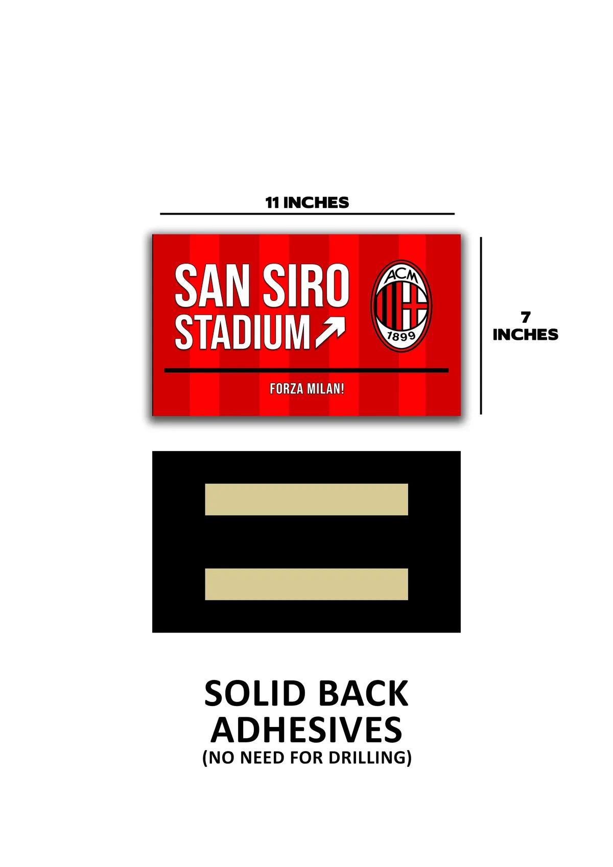 San Siro Stadium Door Signs
