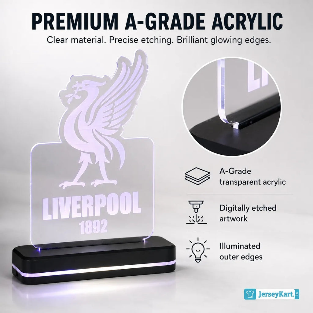 LVP 1892 Football Crest LED Acrylic Table Lamp