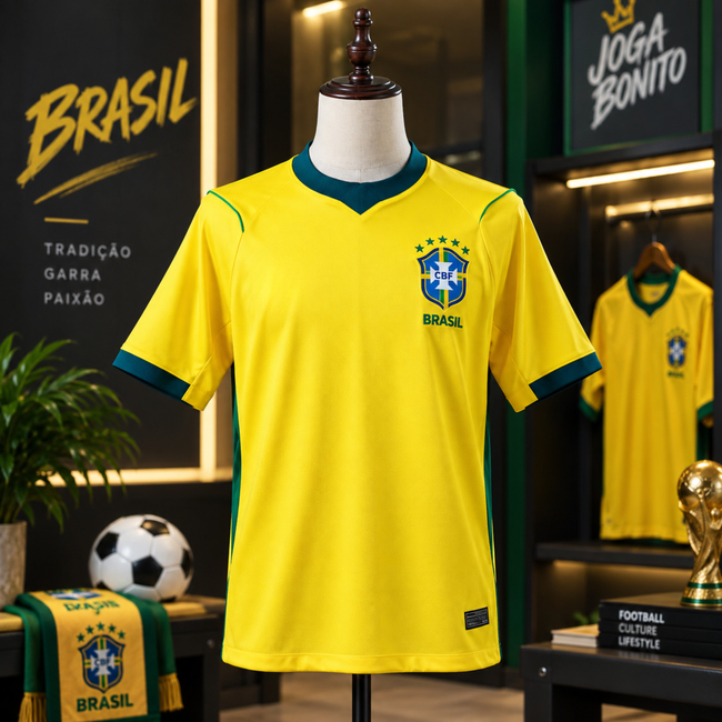 BRAZIL HOME 2026 JERSEY FAN VERSION
