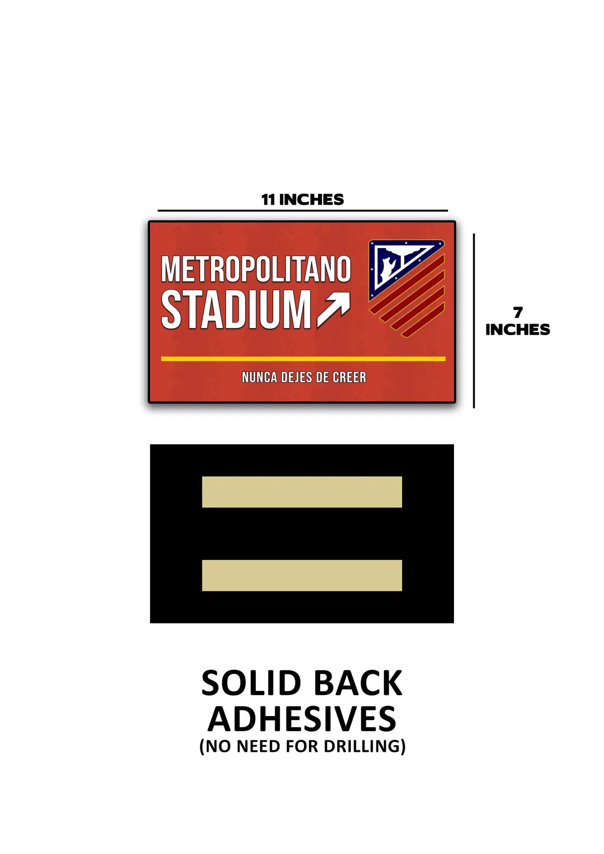 Metropolitano Stadium Door Signs