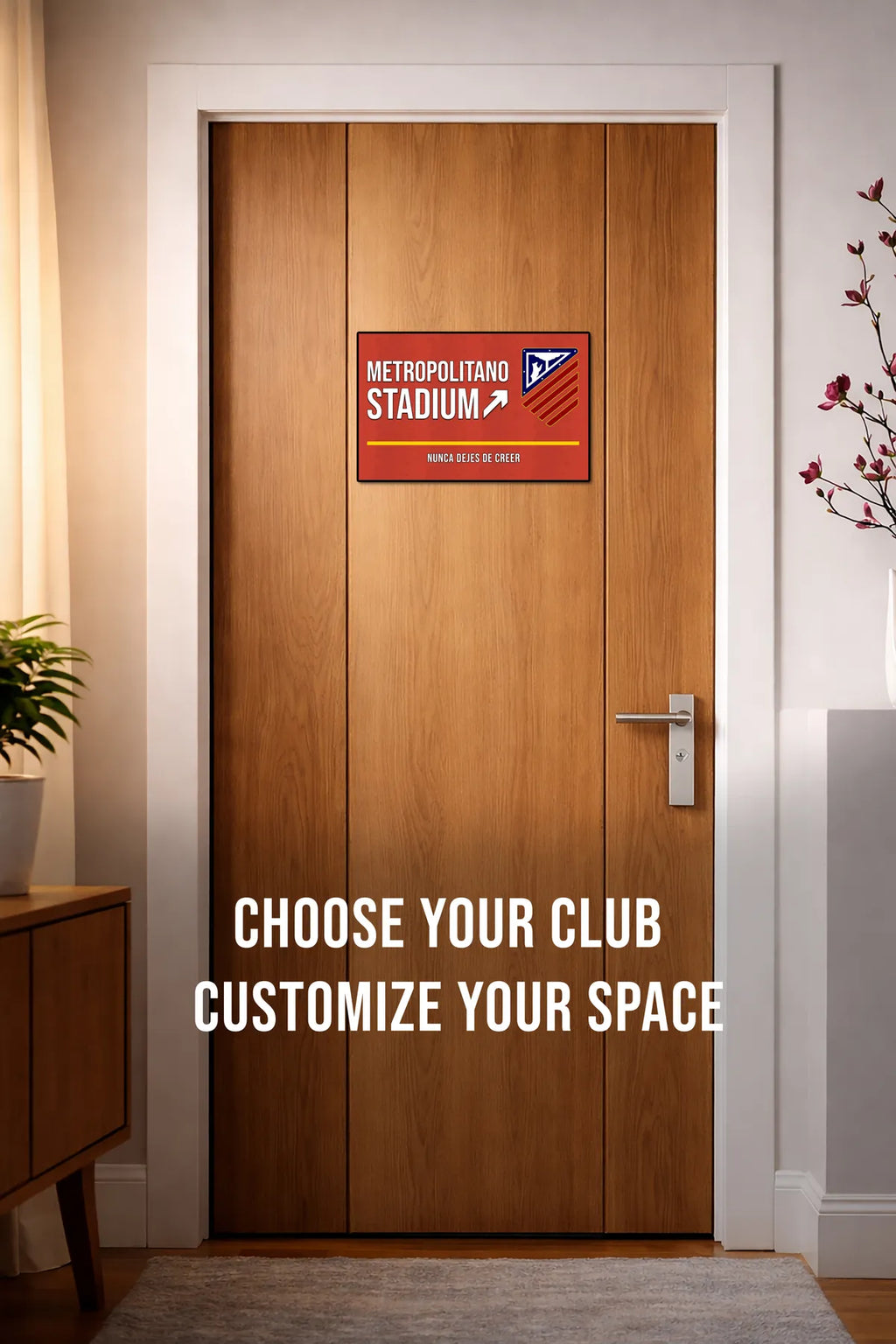 Metropolitano Stadium Door Signs