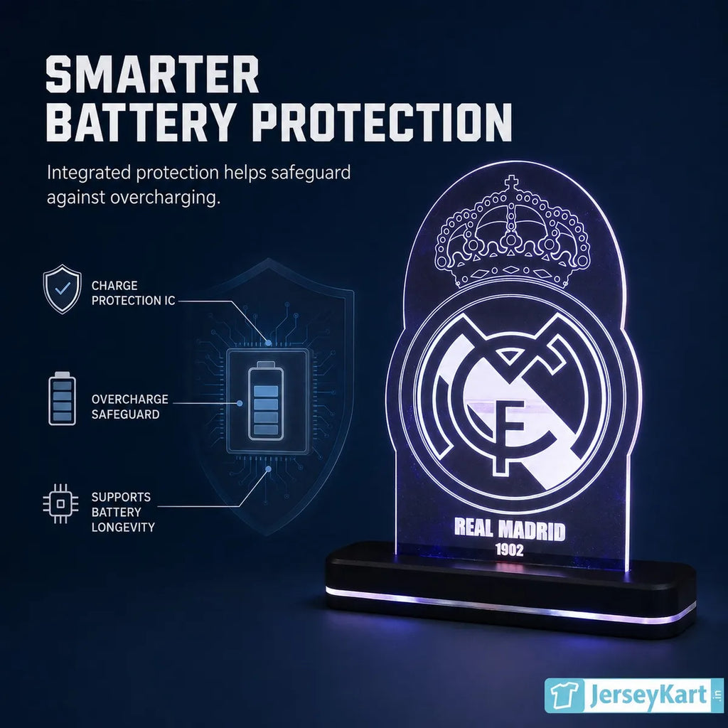 RMA LED Football Crest LED Acrylic Table Lamp