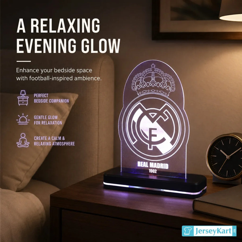 RMA LED Football Crest LED Acrylic Table Lamp