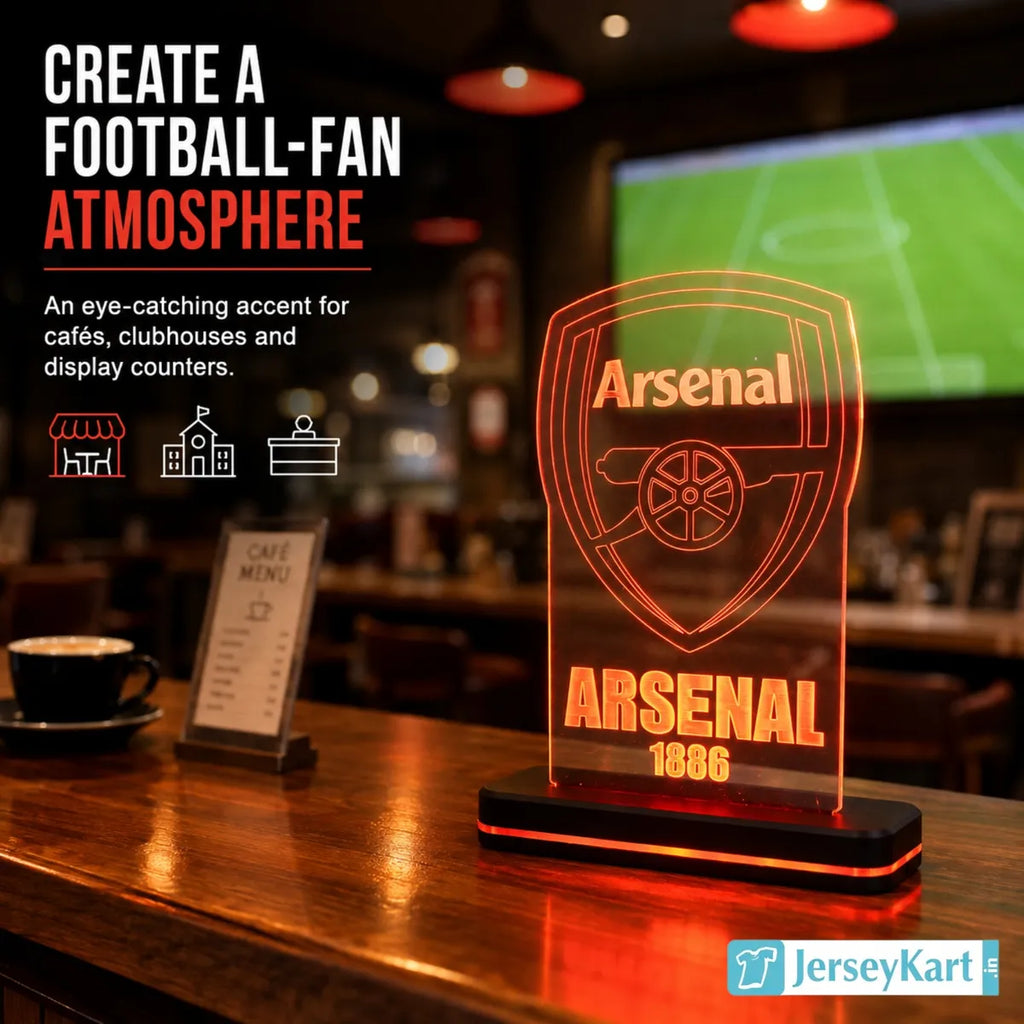 ARS 1886 Football Crest LED Acrylic Table Lamp