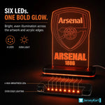 ARS 1886 Football Crest LED Acrylic Table Lamp