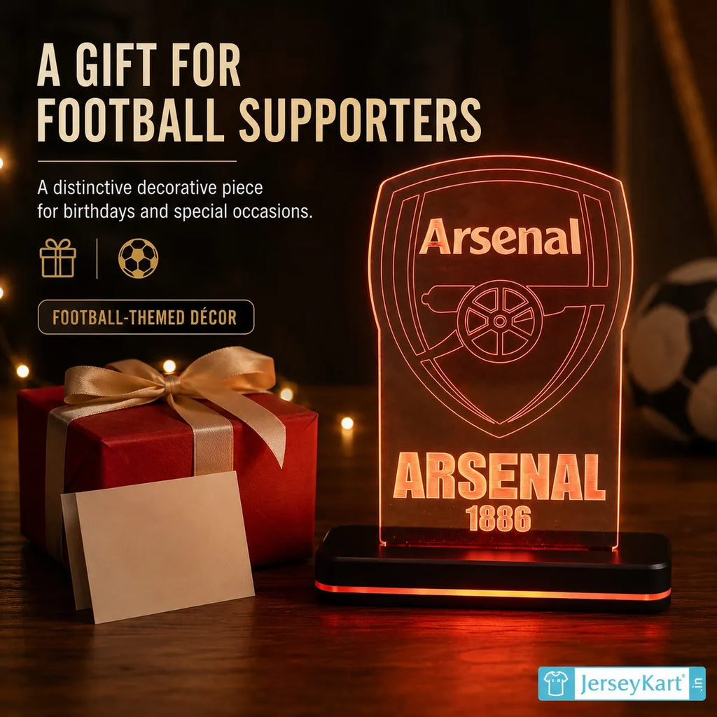 ARS 1886 Football Crest LED Acrylic Table Lamp