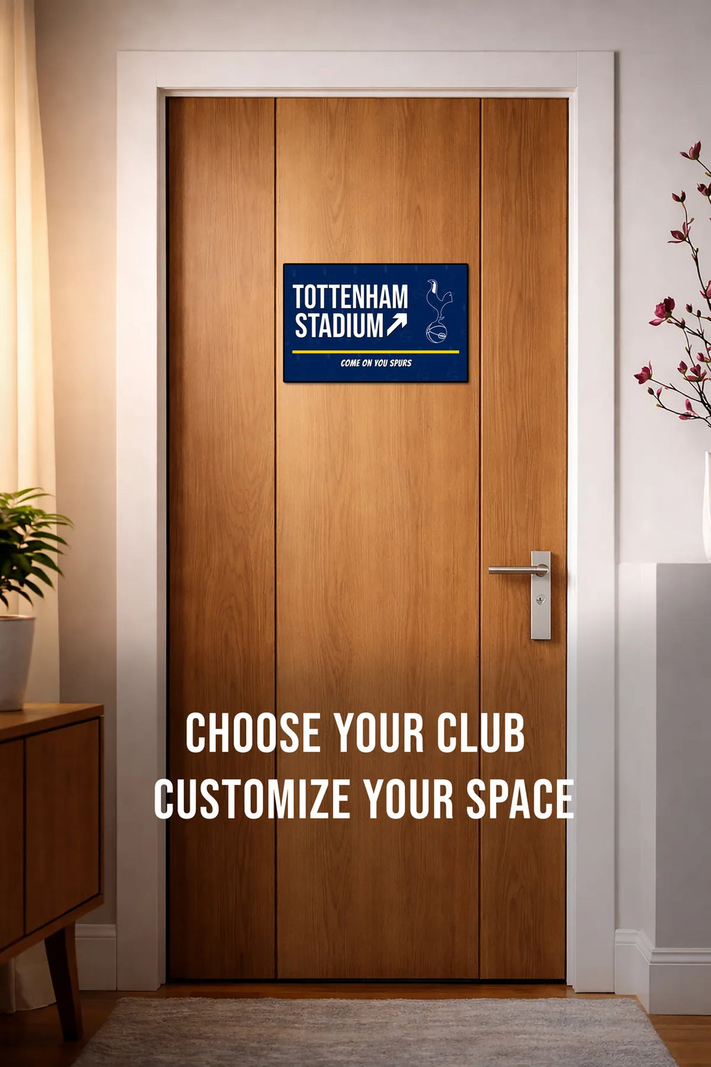 Tottenham Stadium Door Signs