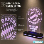 BYRN 1900 Football Crest LED Acrylic Table Lamp