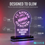 BYRN 1900 Football Crest LED Acrylic Table Lamp