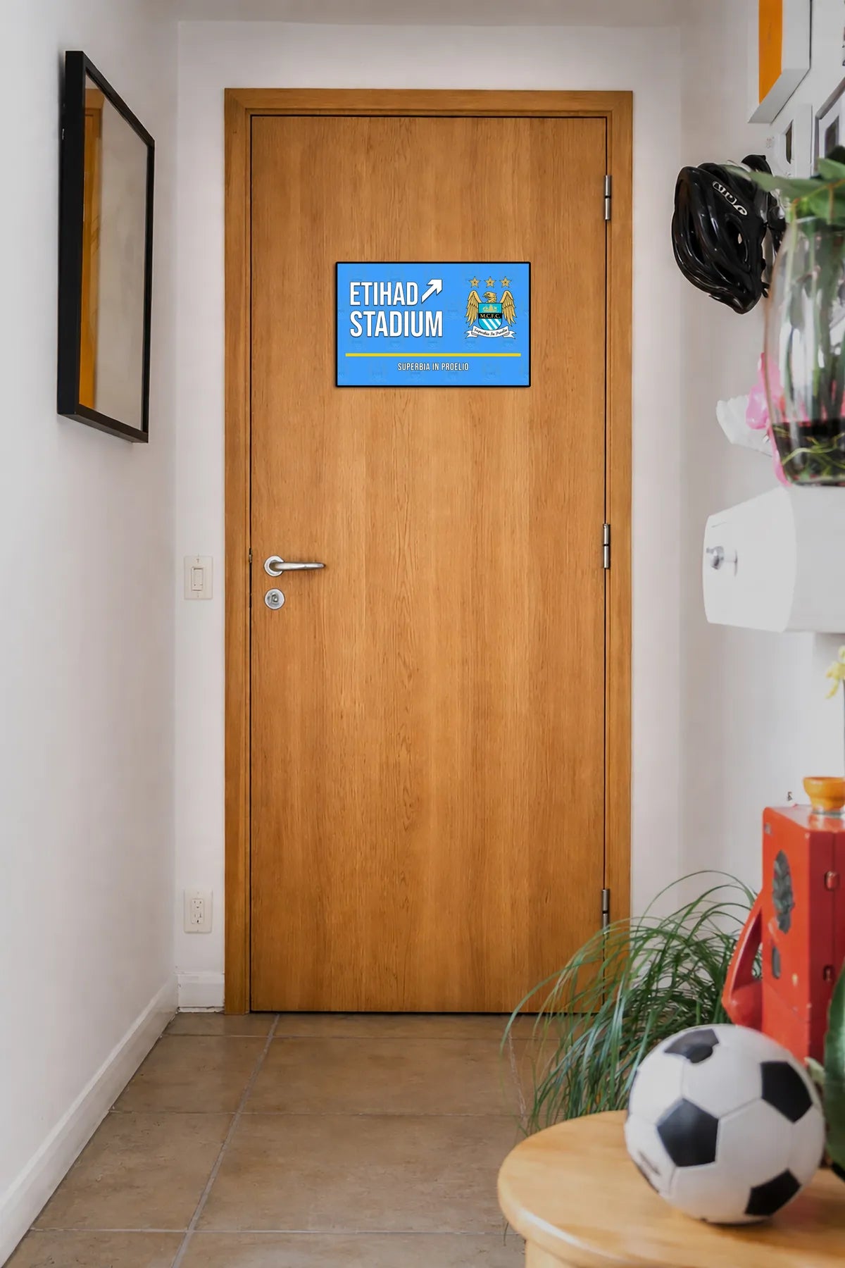 Etihad Stadium Door Signs