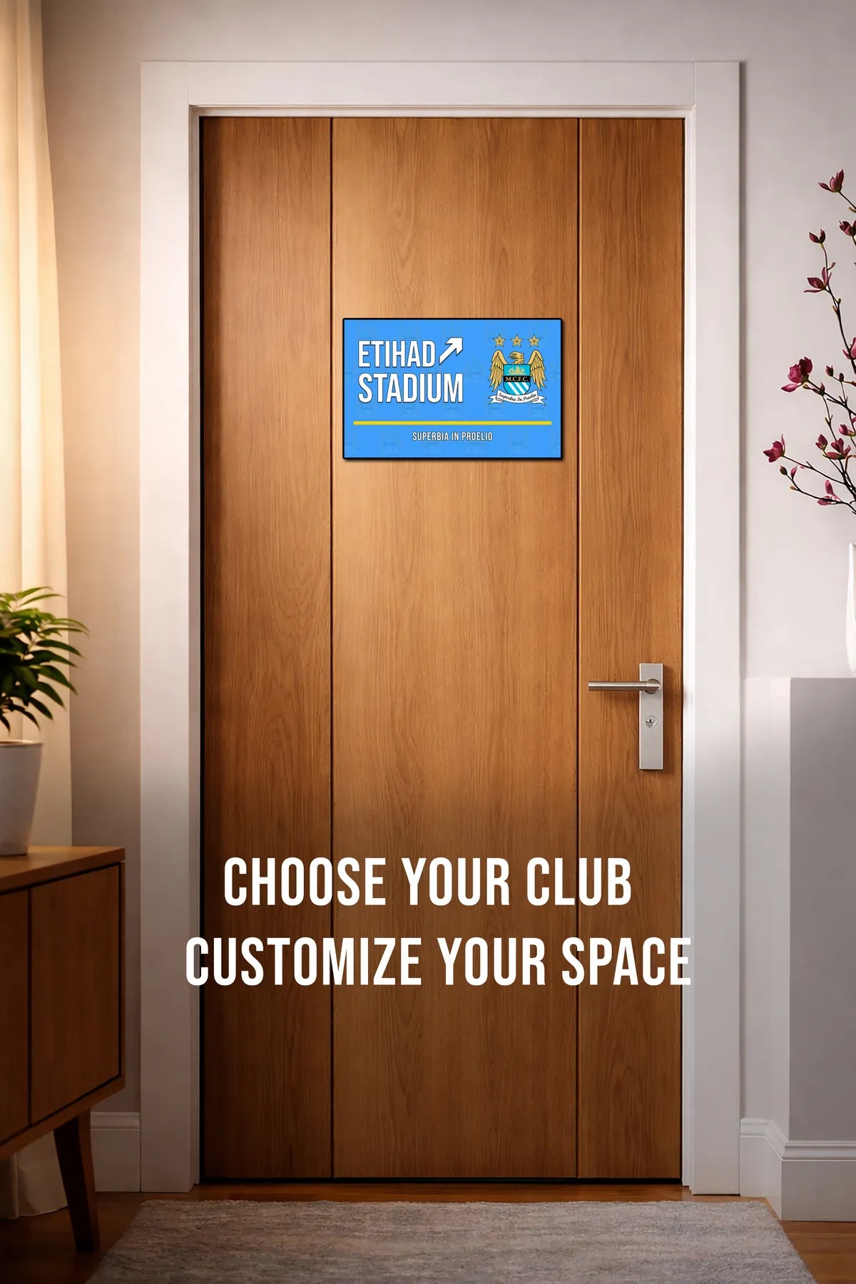 Etihad Stadium Door Signs