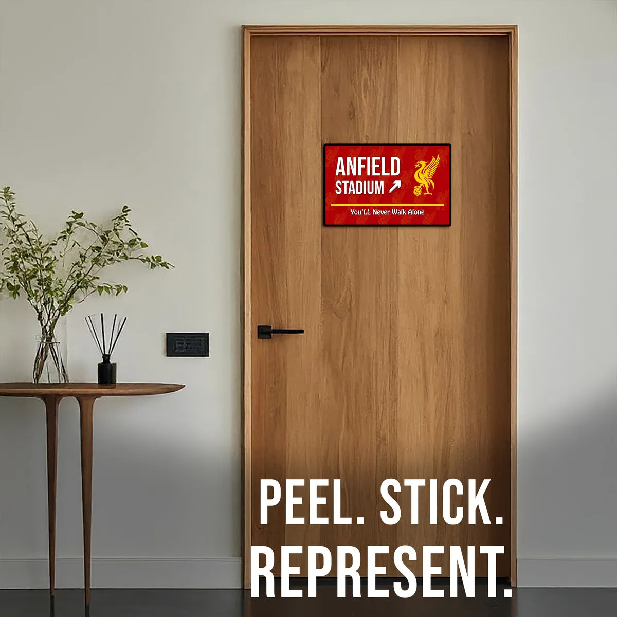 Anfield Stadium Door Signs