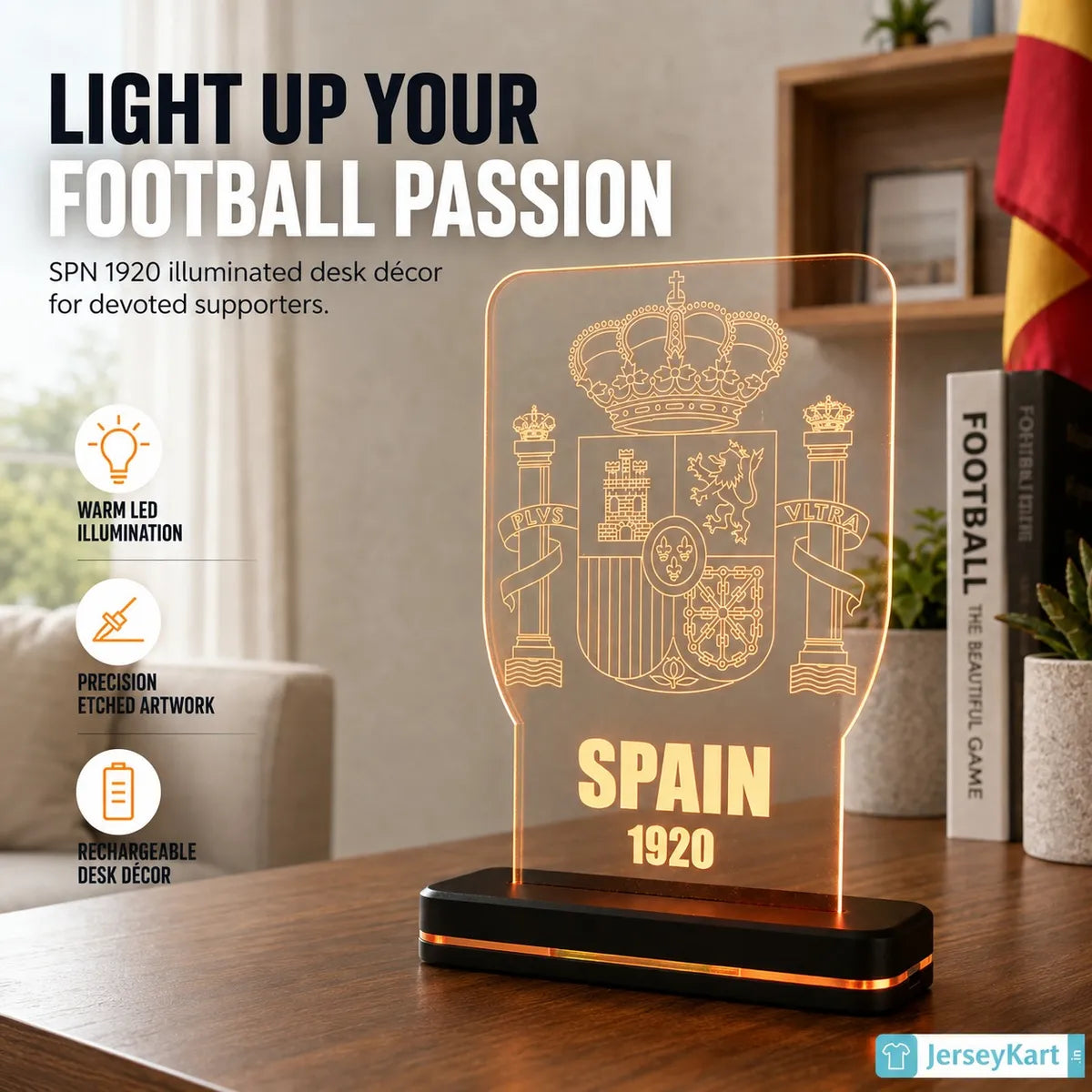 SPN 1920 Football Fan LED Desk Lamp