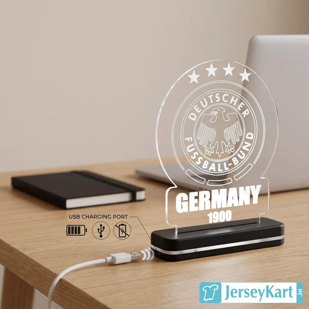 GRM 1900 Football Crest LED Acrylic Table Lamp