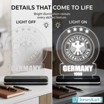 GRM 1900 Football Crest LED Acrylic Table Lamp