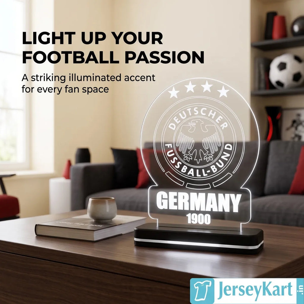 GRM 1900 Football Crest LED Acrylic Table Lamp