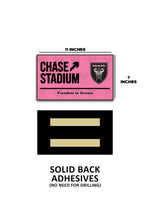 Chase Stadium Door Signs