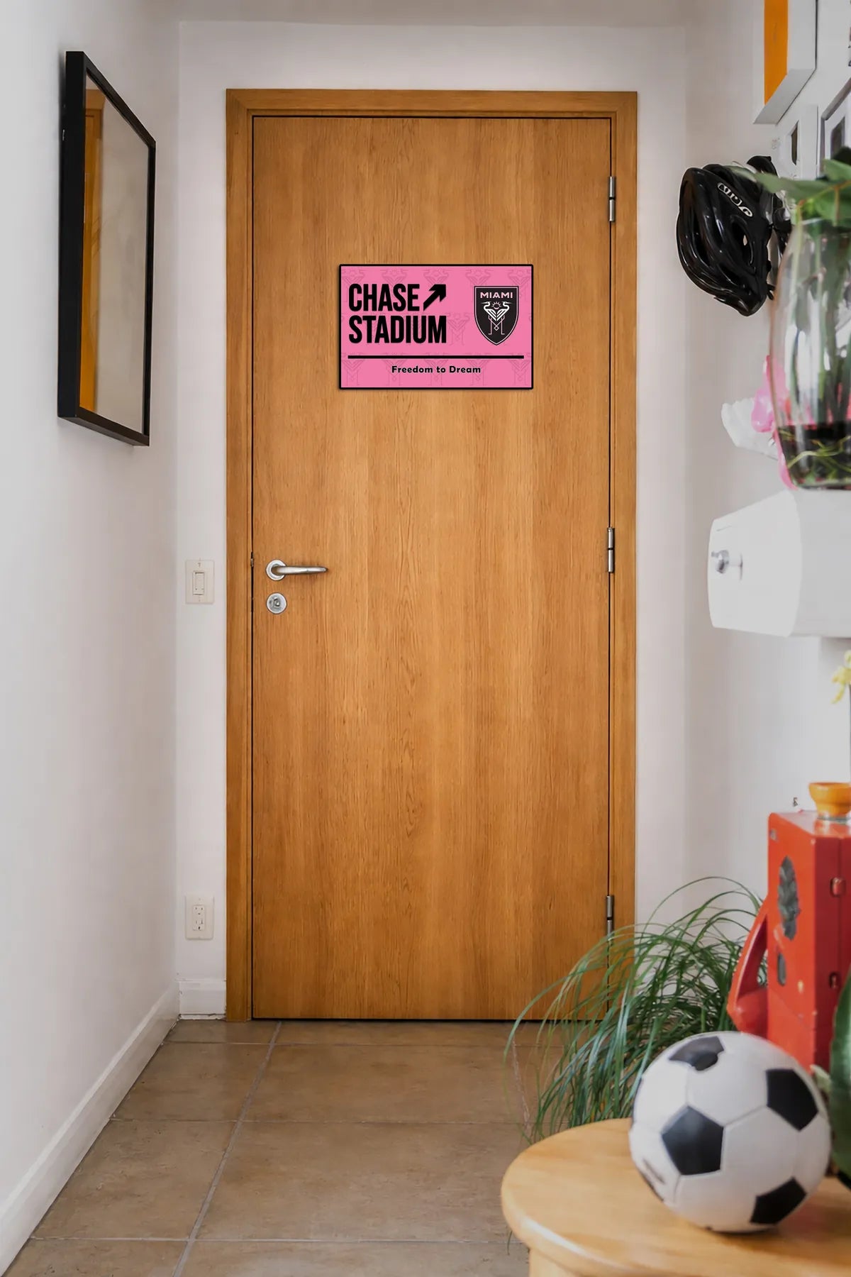 Chase Stadium Door Signs