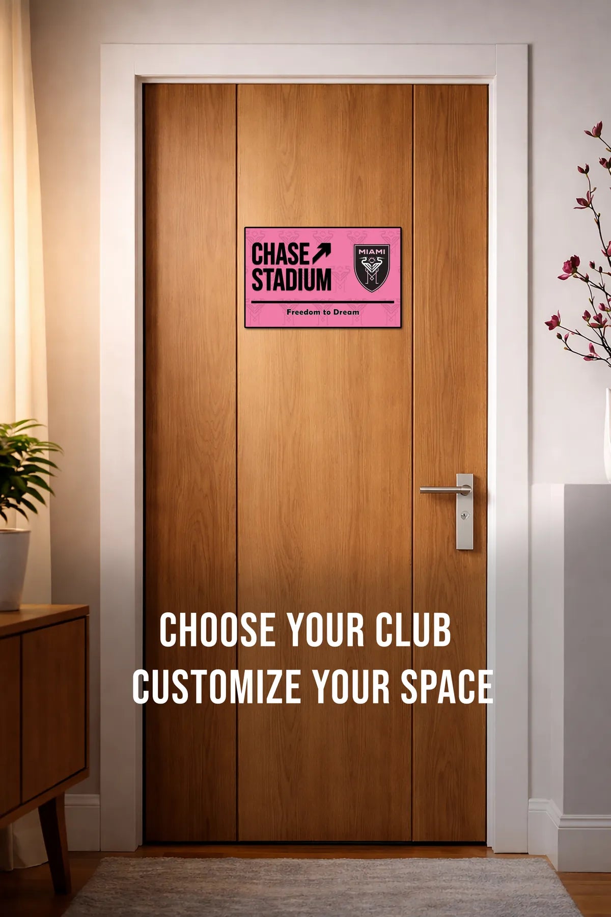 Chase Stadium Door Signs