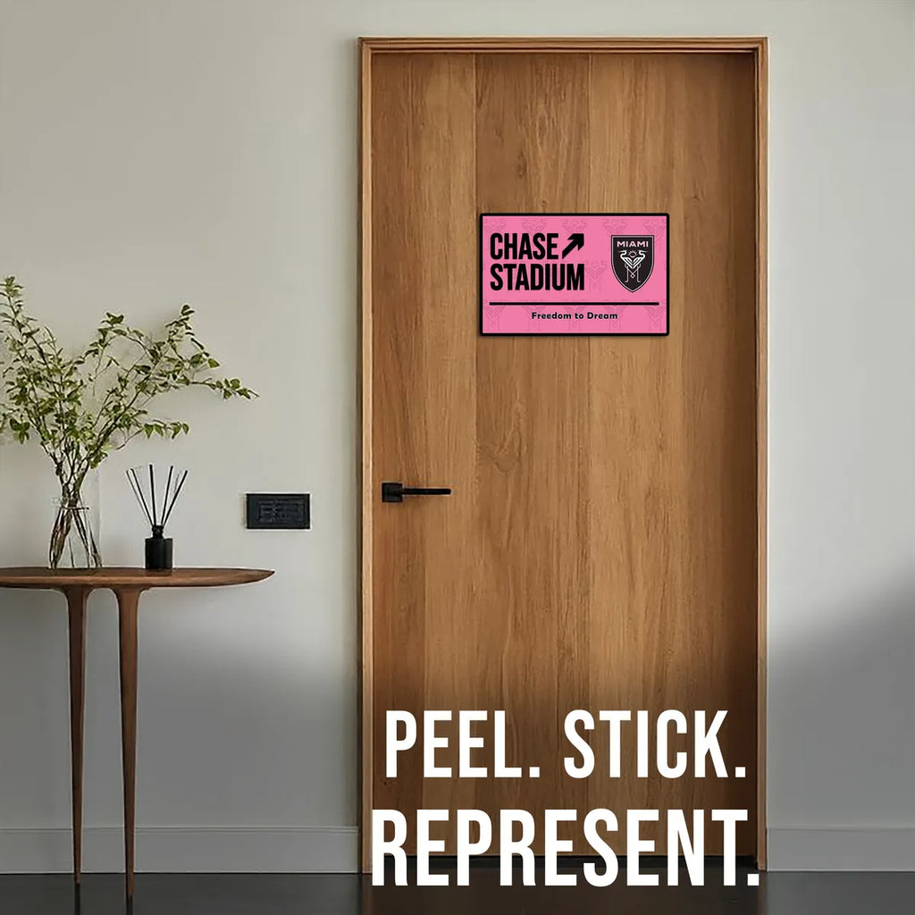 Chase Stadium Door Signs